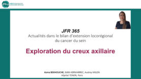 Exploration du creux axillaire